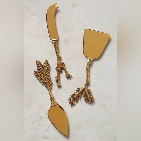Anthropologie Cheese Knife Set NIB - Picture 1 of 7